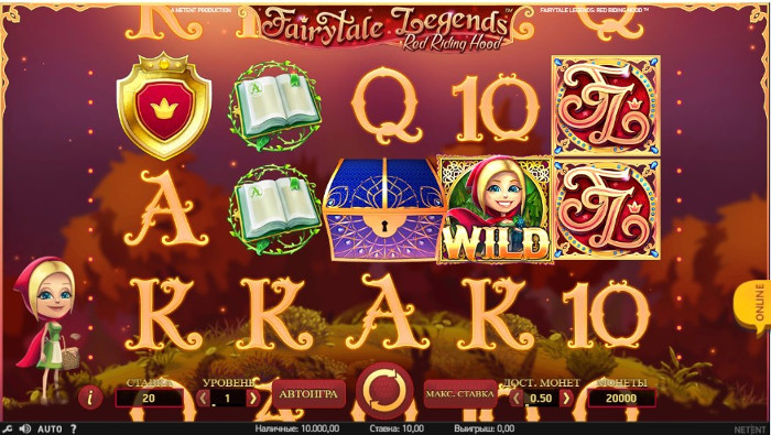 Автомат Fairytale Legends: Red Riding Hood в казино 12v.ulkan