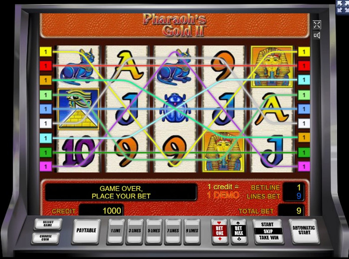 Автомат Золото Фараонов 2 в казино Vulkanplatinum