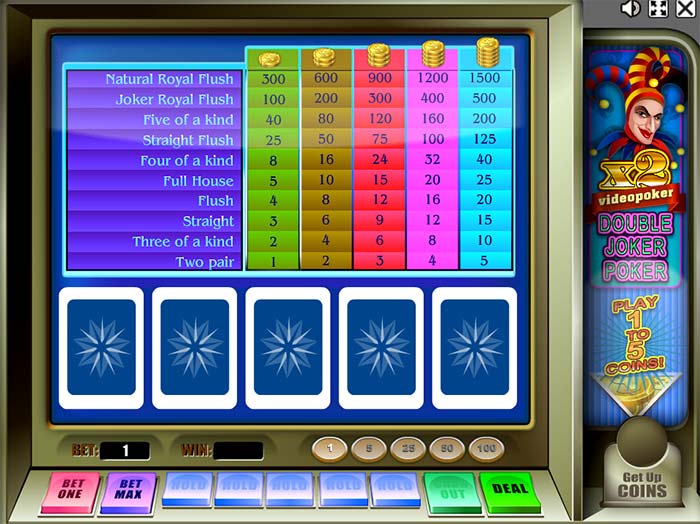 Автомат  Джокер Покер в казино Вулкан Старс 