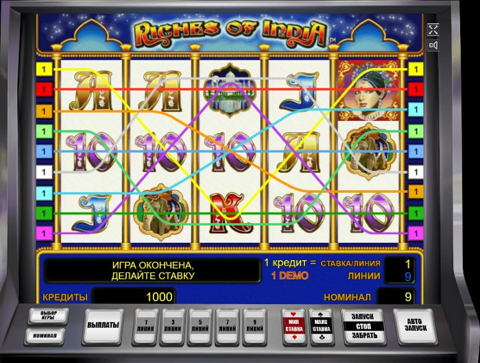 Автомат Богатства Индии в казино VulkanStavka
