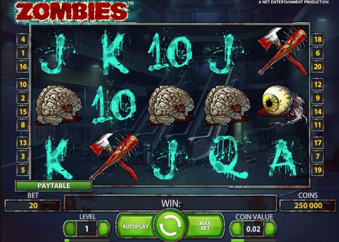 Автомат Зомби в казино ikvcasino
