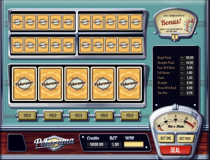 Автомат Видеопокерама в казино vulcanprestige3